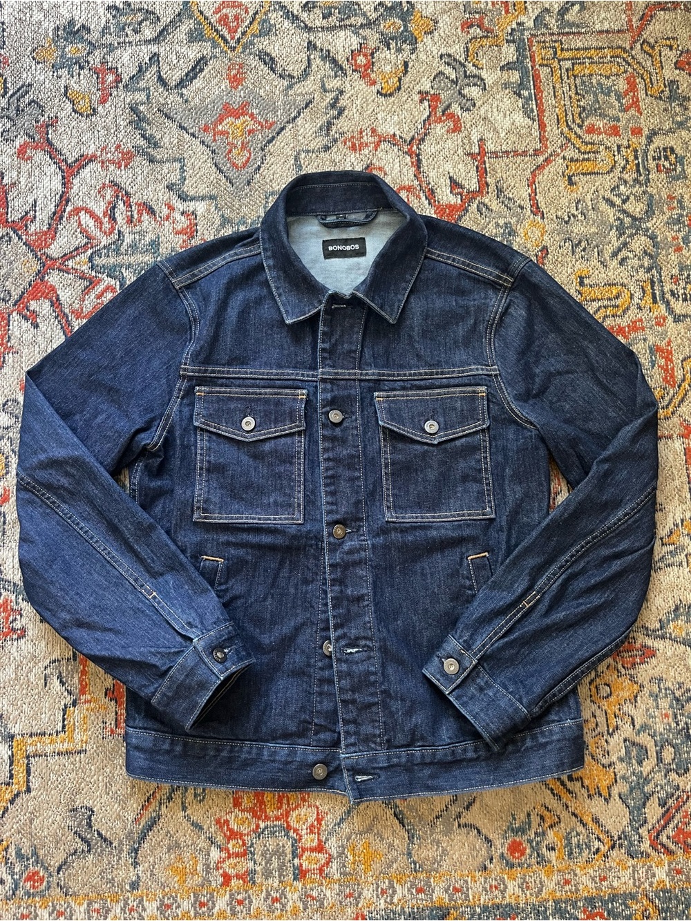 Bonobos Dark Blue Denim Trucker Jacket